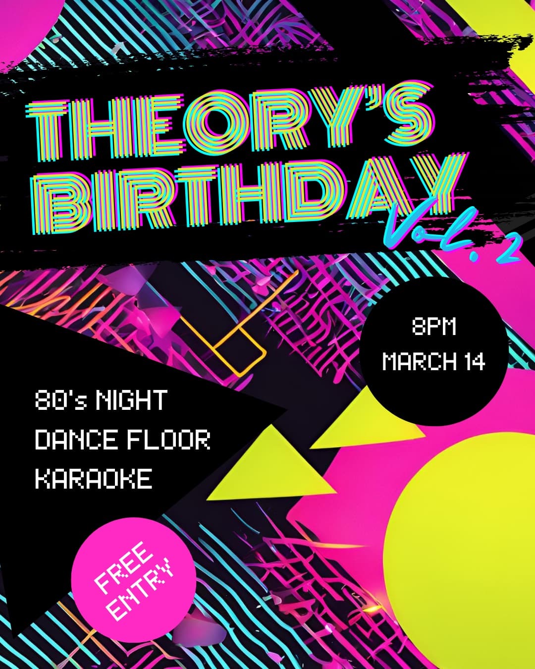 Theory Bar's 2nd Birthday